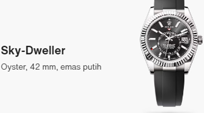 2. Jam Tangan Rolex Emas Sky Dweller