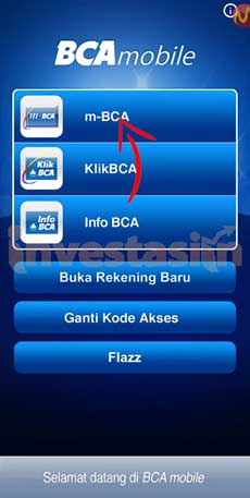 2. Klik m BCA