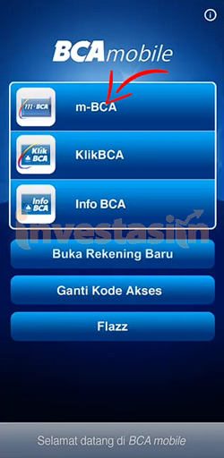 2. Klik m BCA