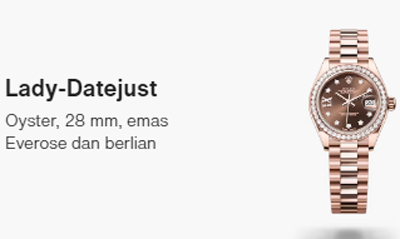 3. Jam Tangan Rolex Emas Lady Datejust