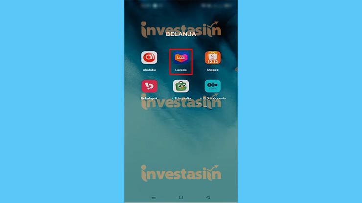 Buka Aplikasi Lazada Untuk Cara Pinjam Uang