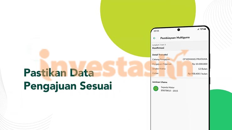 Konfirmasi Data Pengajuan Pinjaman