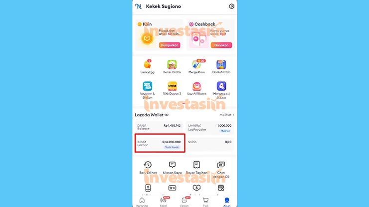 Pilih Kredit LazBon Untuk Cara Pinjam Uang di Lazada