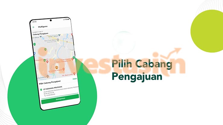 Pilih Lokasi Cabang Pengajuan