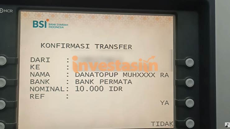Transfer BSI ke DANA Via ATM