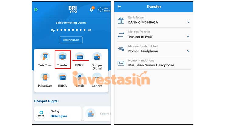 Transfer Rekening Ponsel CIMB Dari Bank Lain